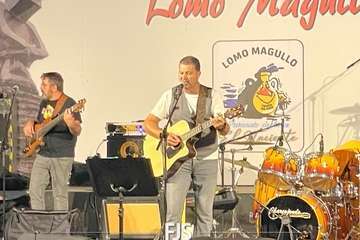 Concierto de tres bandas en la Plaza de Las Nieves en Lomo Magullo/Francisco Javier Santana.